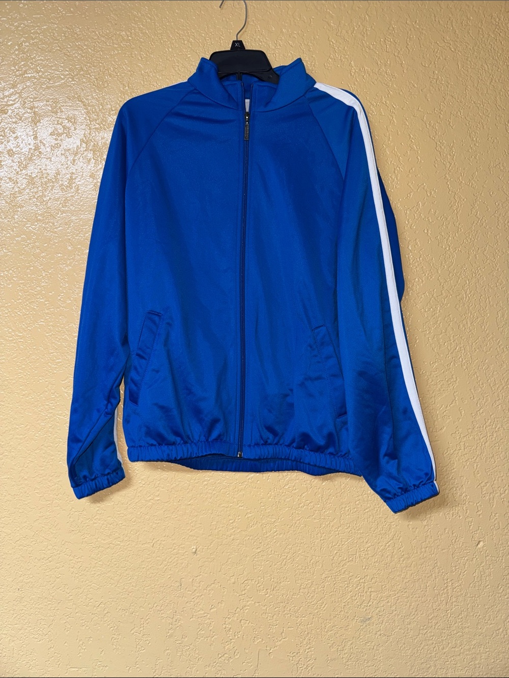 Augusta Sportswear Royal Blue Track Jacket with White Stripe